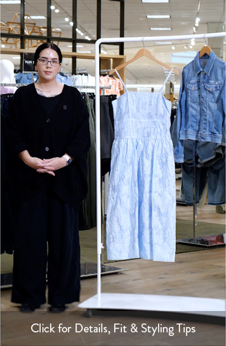 Jacquard Midi Sundress, sales video thumbnail