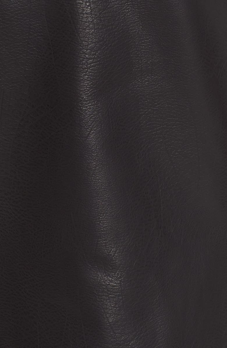 Leith Faux Leather Vest, Alternate, color, 