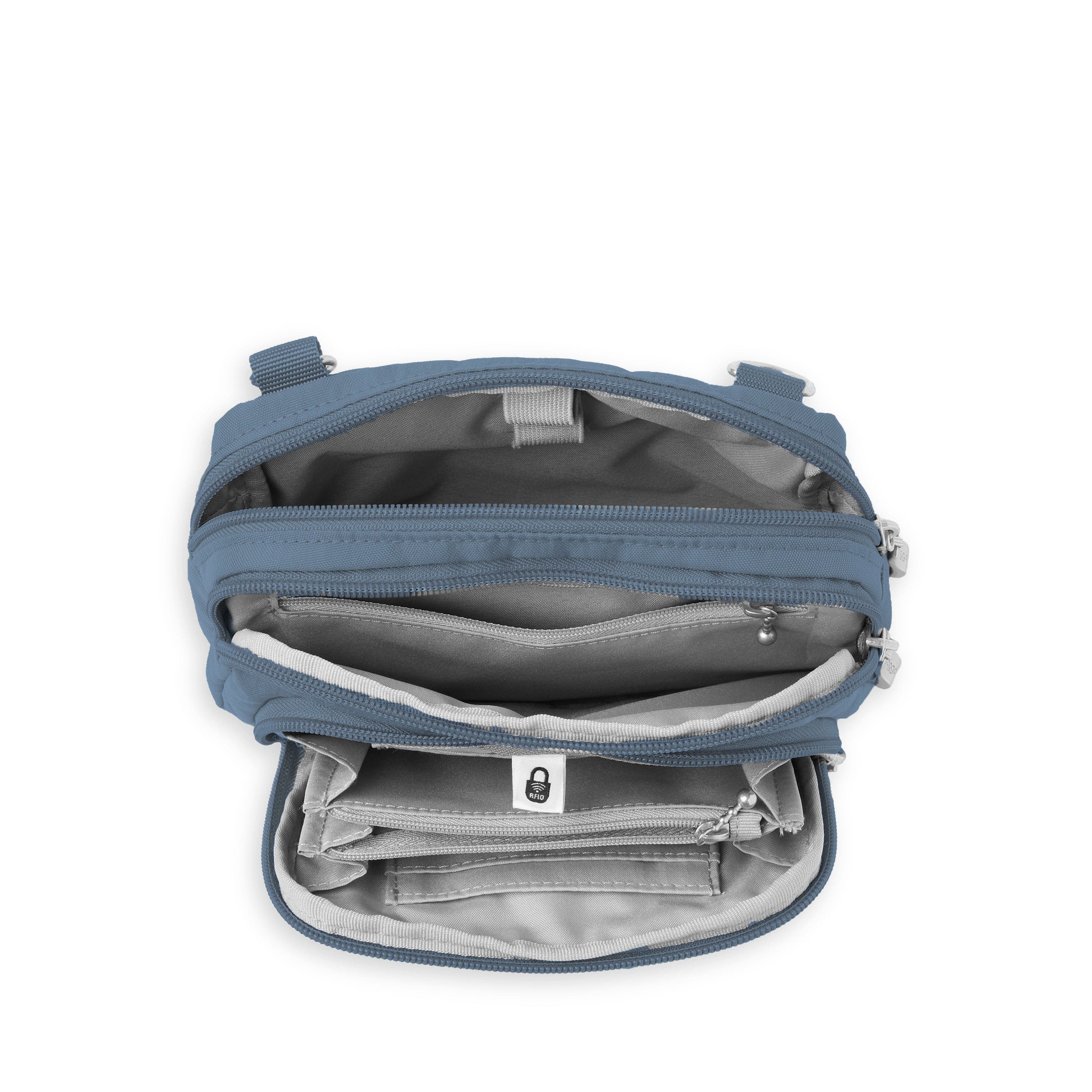 Trifecta RFID Wallet Crossbody Bag, Alternate, color, Mist