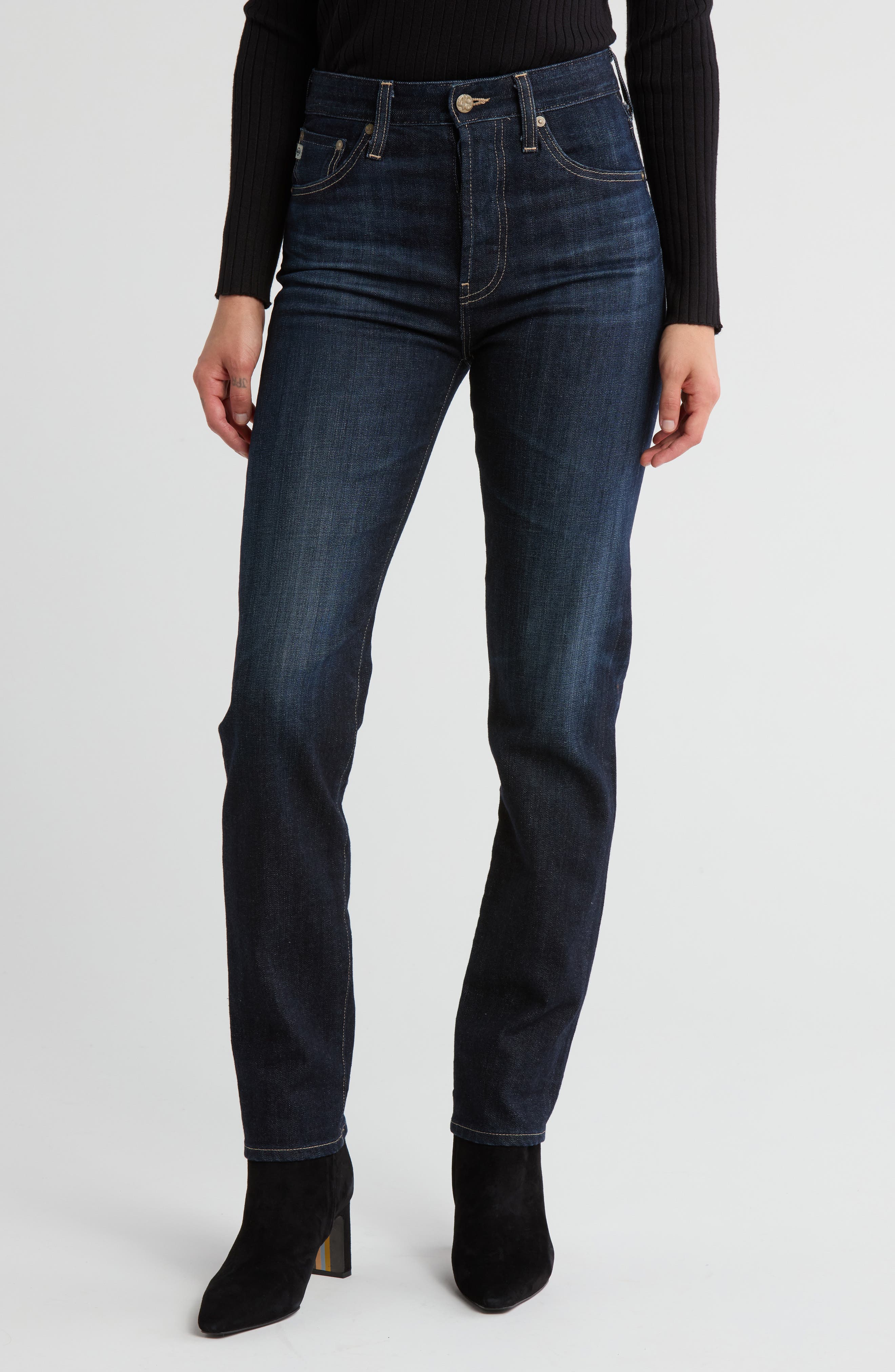 AG Phoebe Extended Straight Leg Jeans