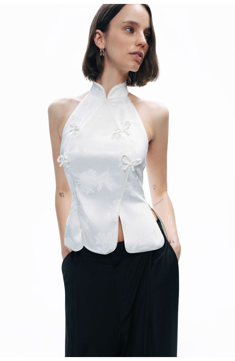 Nocturne Blouse with Bow Detail, Alternate, color,