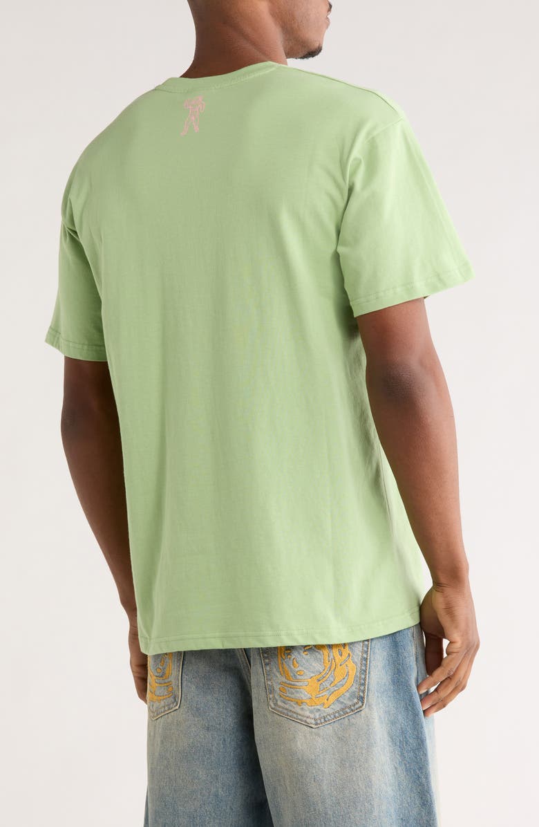 Billionaire Boys Club Curve Mix Graphic T-Shirt, Alternate, color, Forest Shade