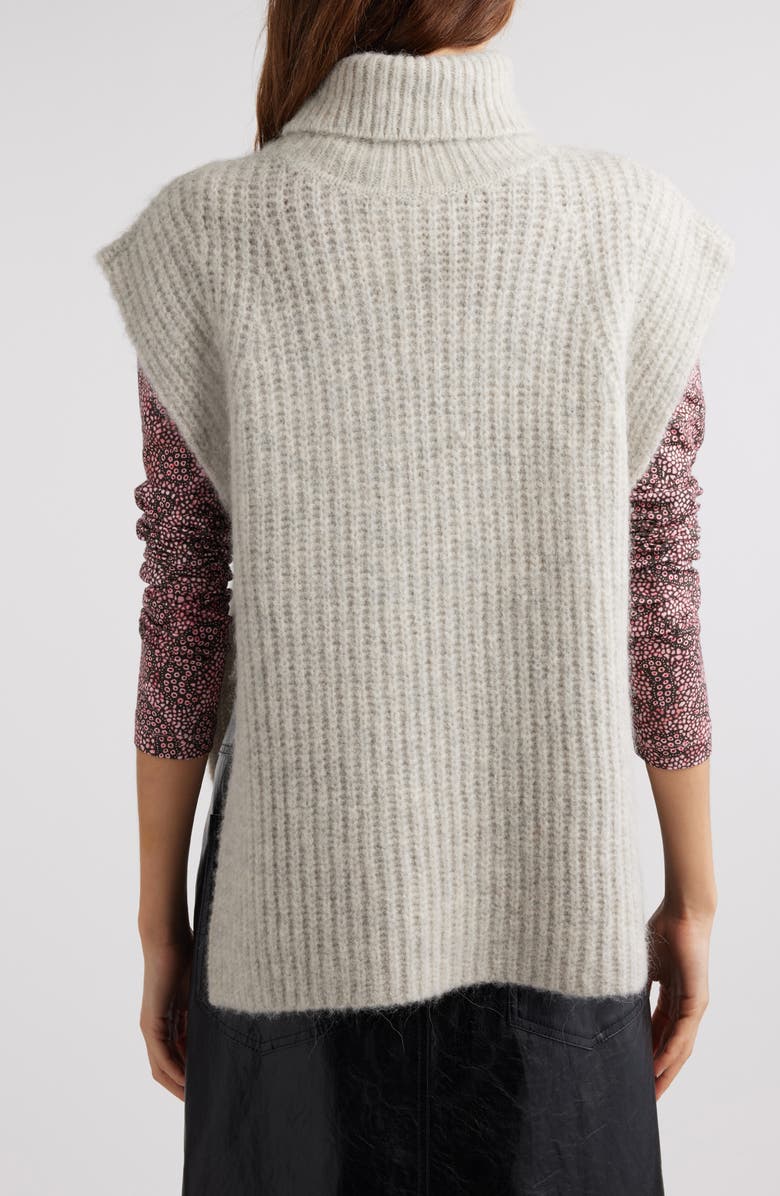 Isabel Marant Étoile Megan Cap Sleeve Alpaca Blend Tunic Sweater, Alternate, color,