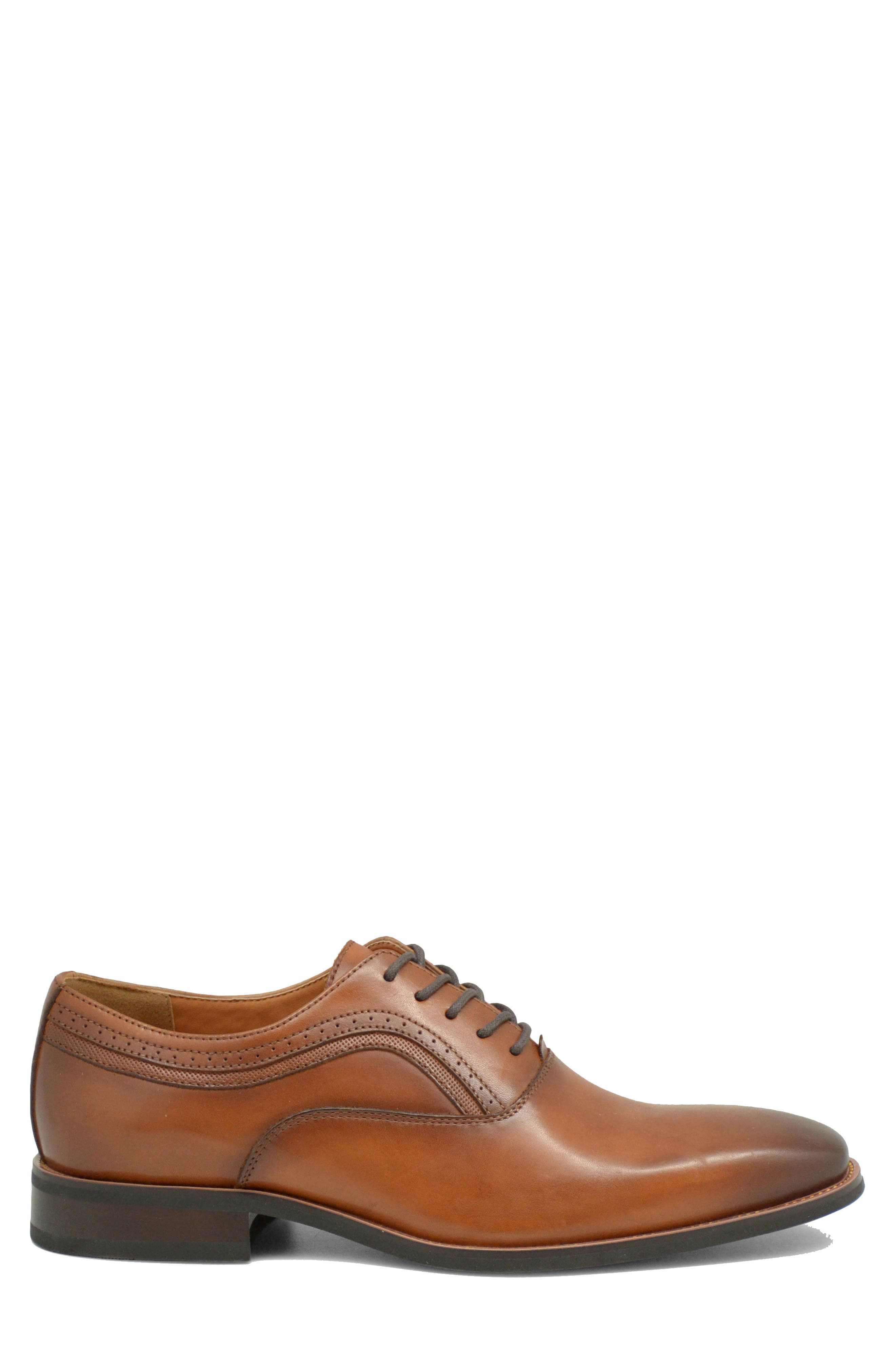 Santos Plain Toe Oxford, Alternate, color, COGNAC