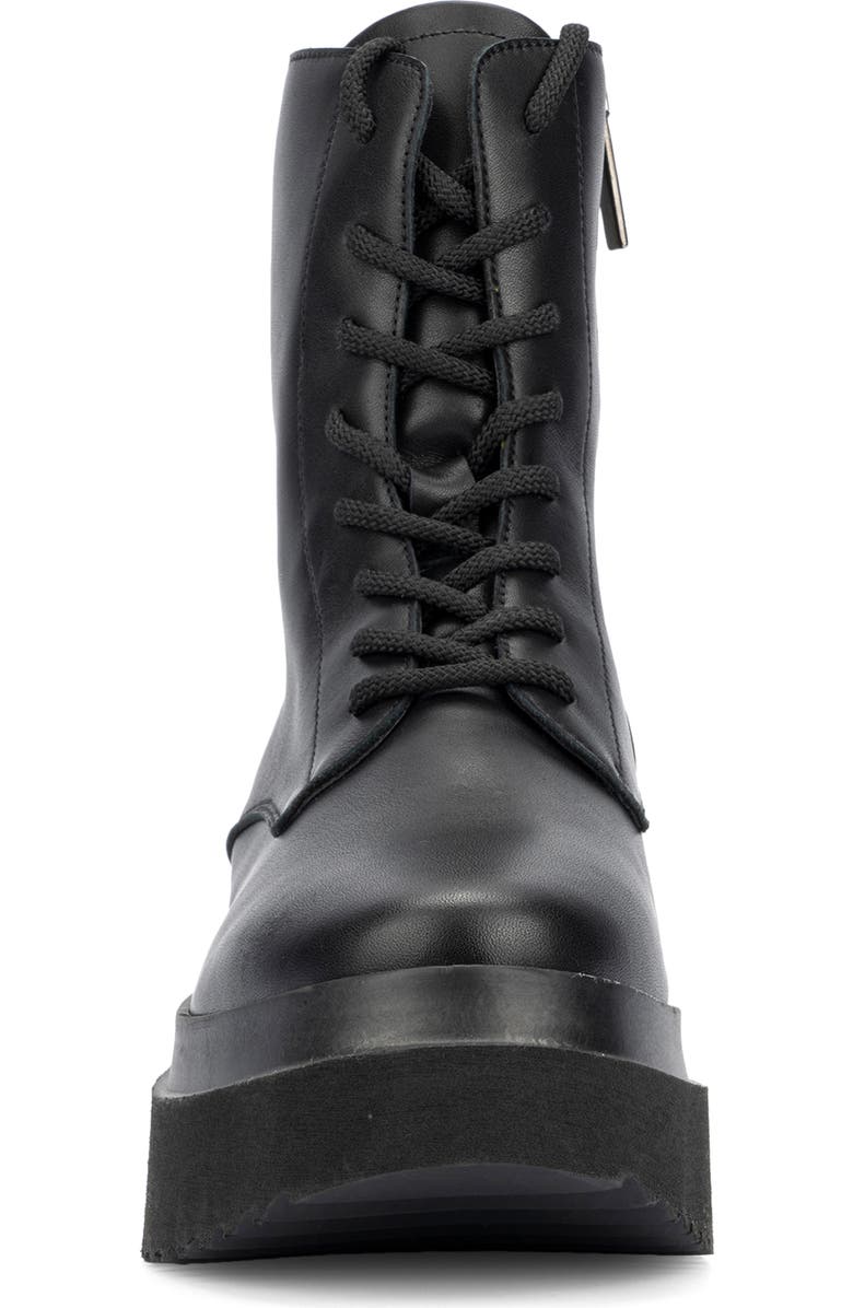 Aquatalia Ornella Weatherproof Wedge Combat Boot, Alternate, color,