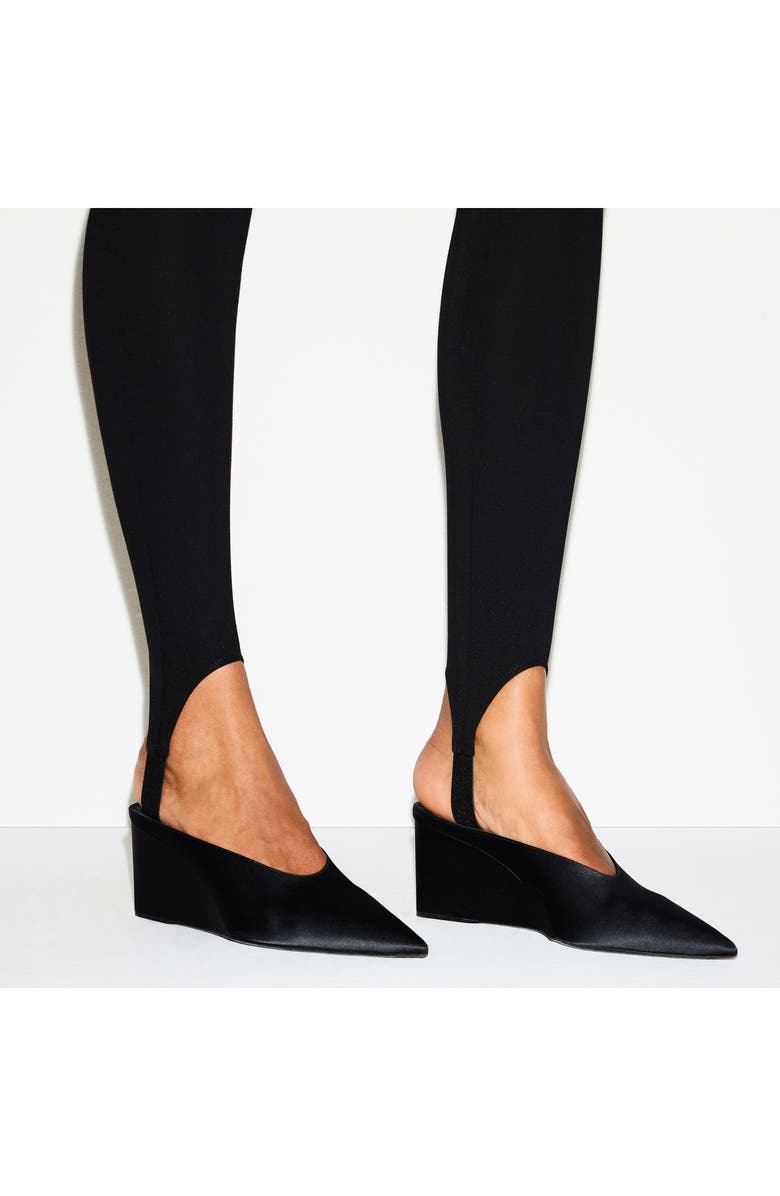 SKIMS High Waist Stirrup Leggings, Alternate, color, Obsidian