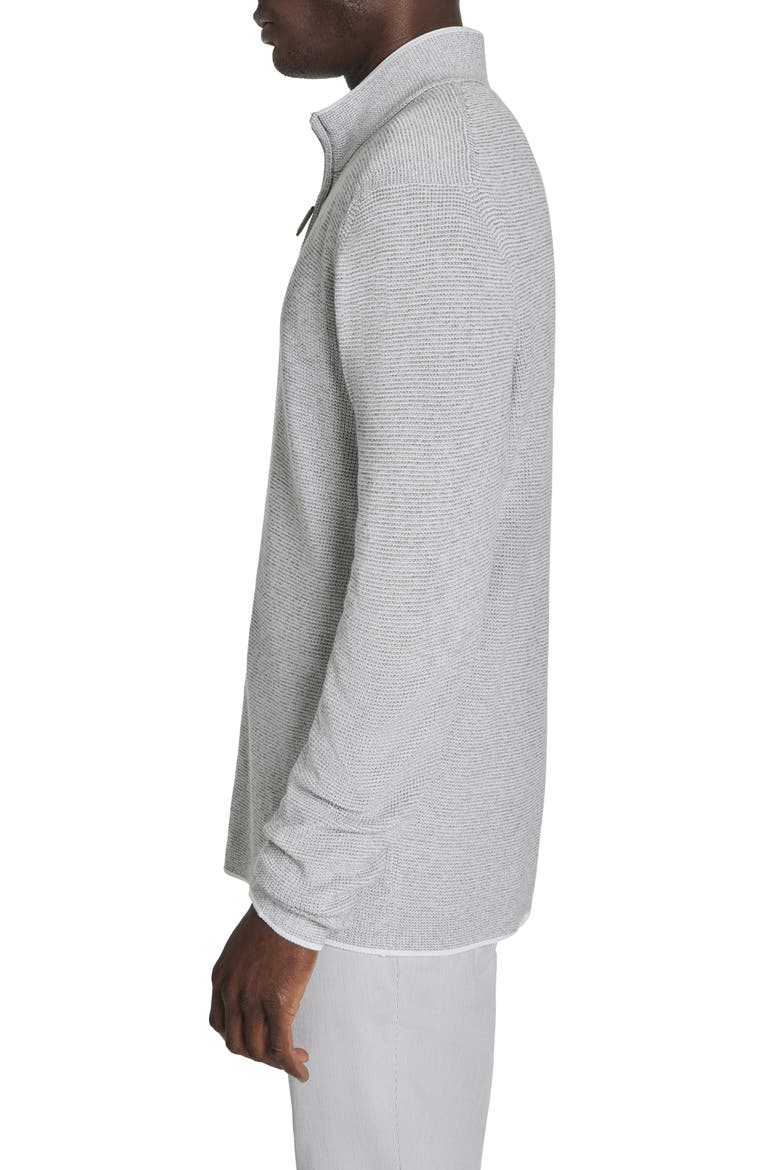 Daulac Quarter Zip Pullover, Alternate, color, PALE GREY