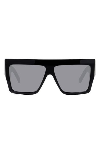 Celine Bold 3 Dots Square Sunglasses In Black
