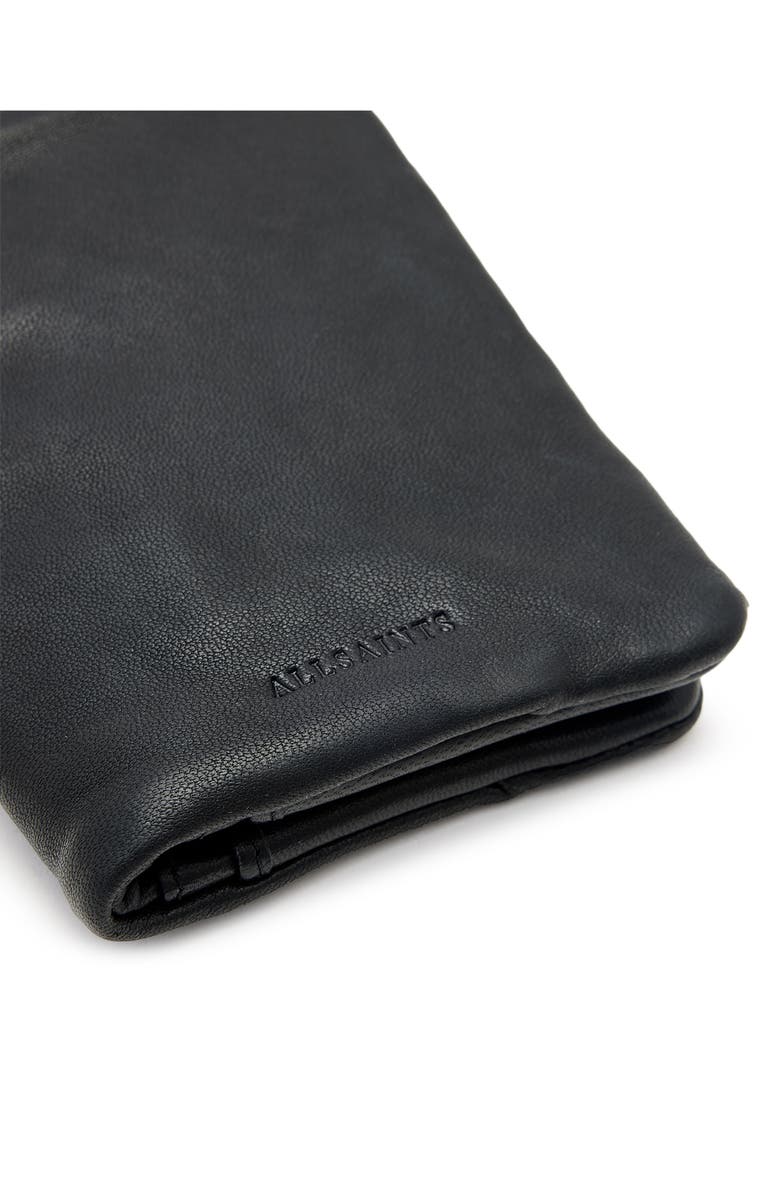 AllSaints Bartlett Leather Lanyard Card Case, Alternate, color, 