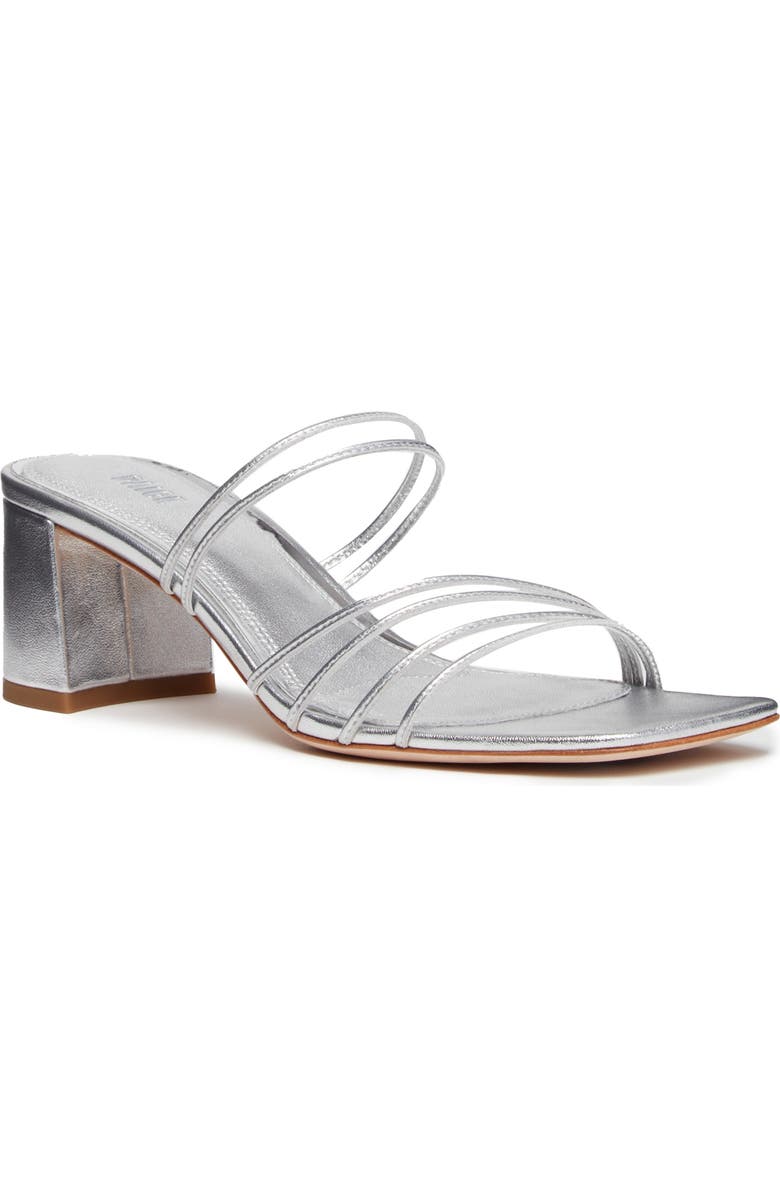 PAIGE Esme Slide Sandal, Main, color, Silver