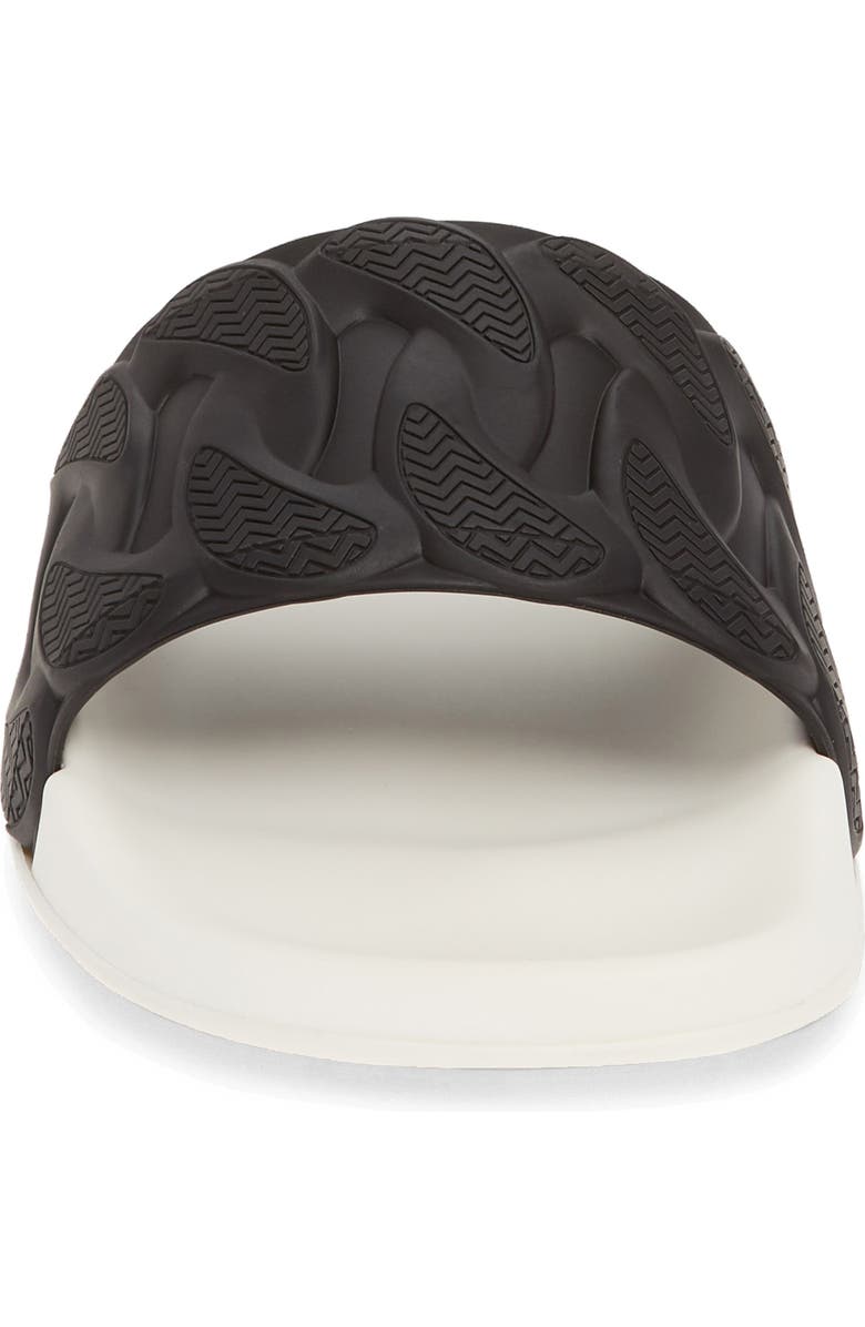 Versace Chain Slide Sandal, Alternate, color,