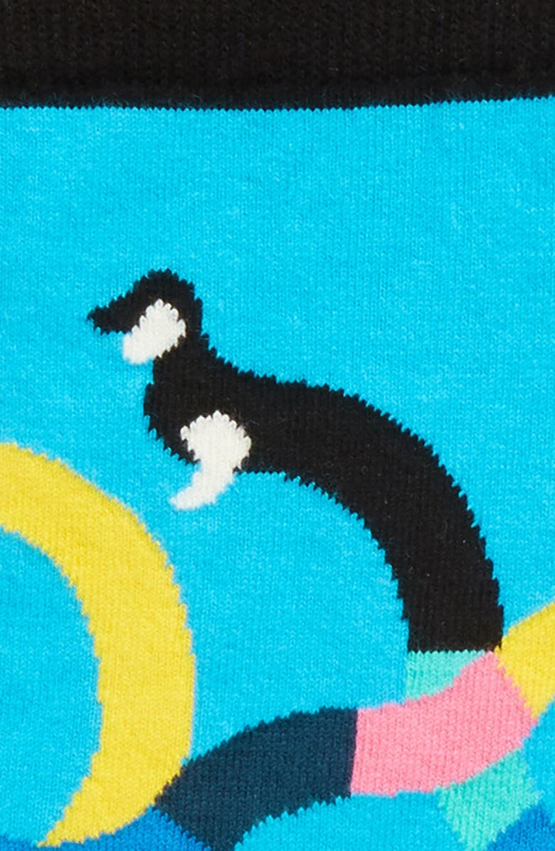 Happy Socks Wiener Dog Crew Socks, Alternate, color, 