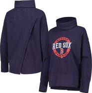 LEVELWEAR Women's Levelwear Navy Boston Red Sox Sunset Farm Team Pullover Sweatshirt