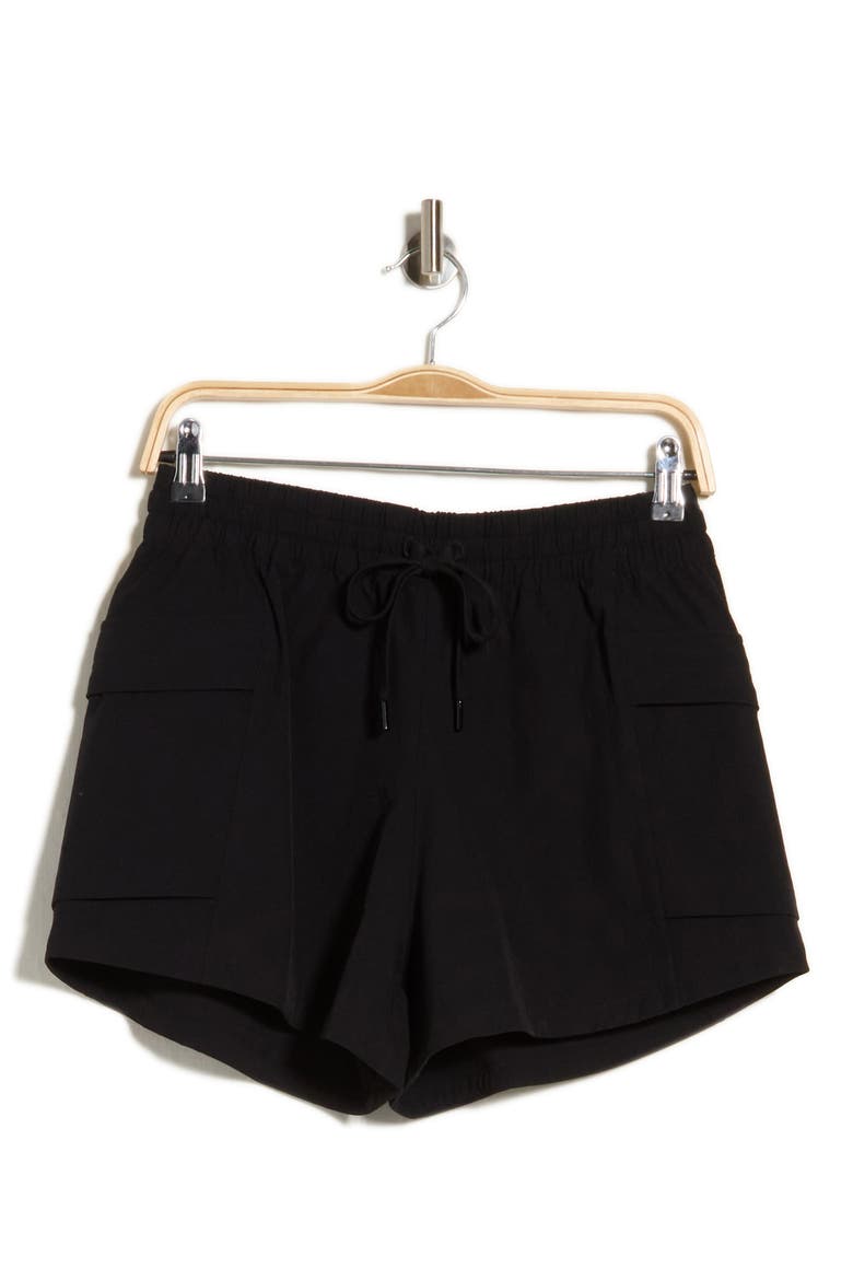 Peak 3-Inch Cargo Shorts, Alternate, color, BLACK