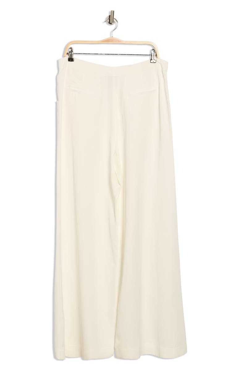 TWP Demie Linen Blend Wide Leg Pants, Alternate, color, White