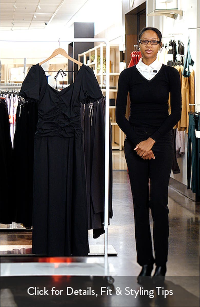 Denver Sweetheart Neck Stretch Cotton Maxi Dress, sales video thumbnail