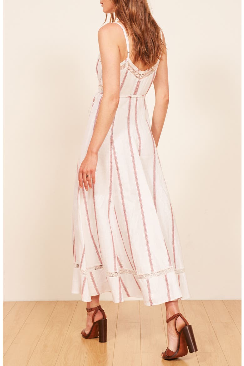 Daria Wrap Midi Dress, Alternate, color, LICORICE
