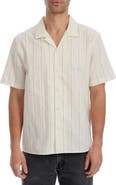 PX Pinstripe Stitch Camp Shirt