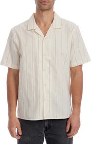 PX Pinstripe Stitch Camp Shirt