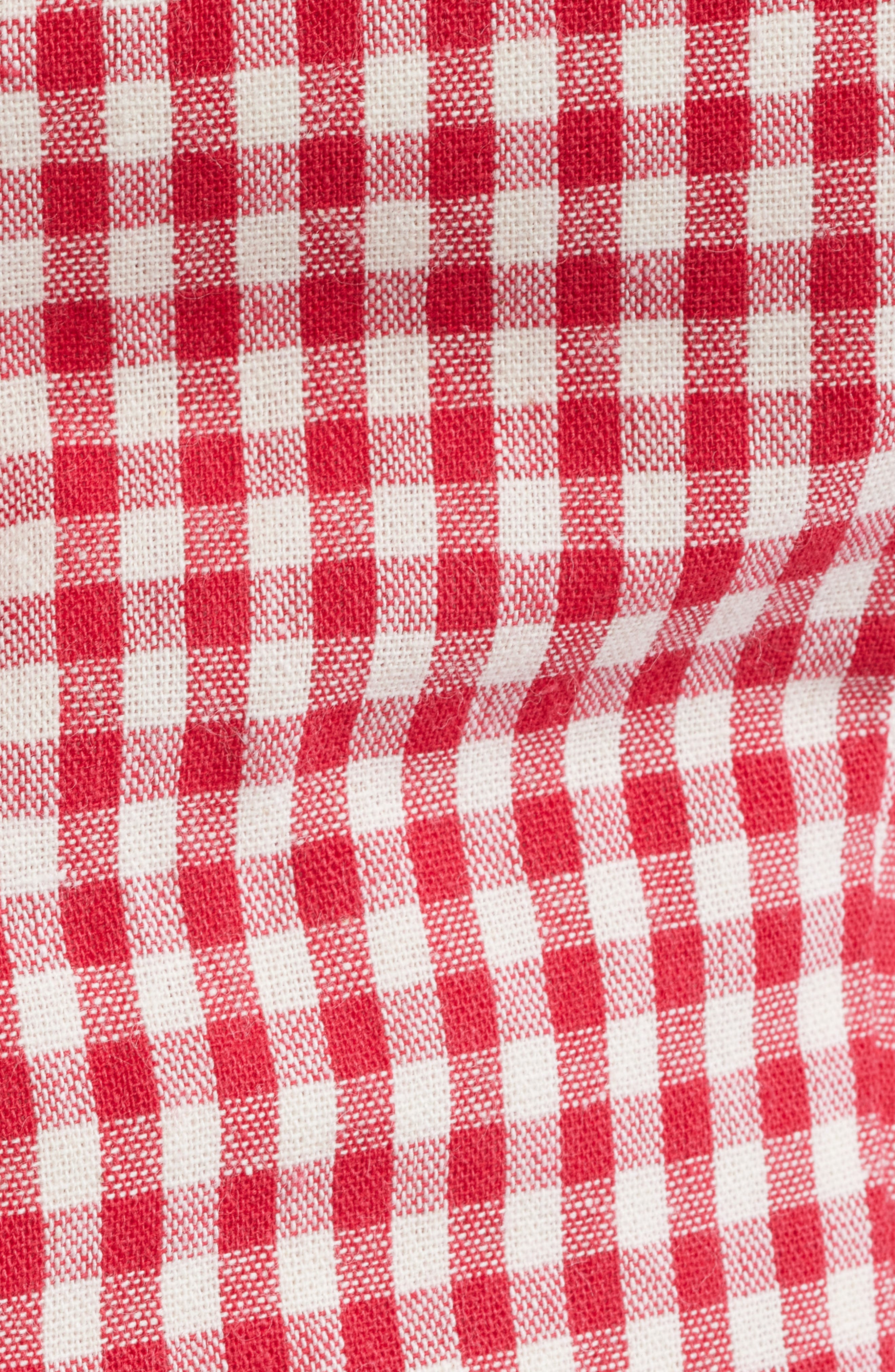 toulouse mini dress red gingham Toulouse Mini Dress Red Gingham
