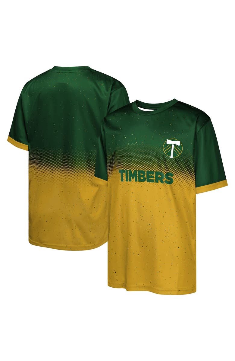 Outerstuff Youth Outerstuff Green Portland Timbers Stalwart Defender T-Shirt, Main, color, Green