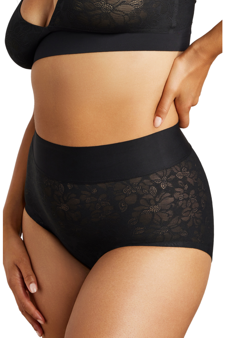 Soft Lace Boy Brief, Alternate, color, Black