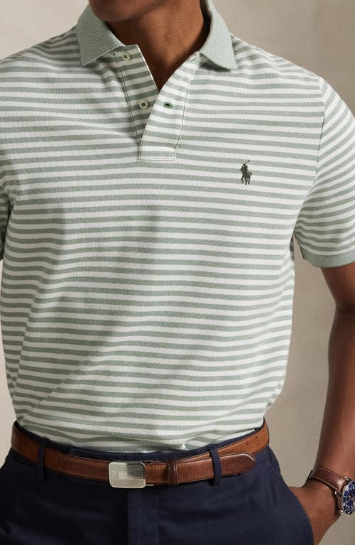 Polo Ralph Lauren Classic Fit Stripe Cotton Piqué Polo