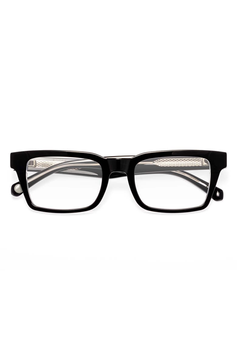 eyebobs Fare N Square 50mm Square Reading Glasses, Alternate, color, 