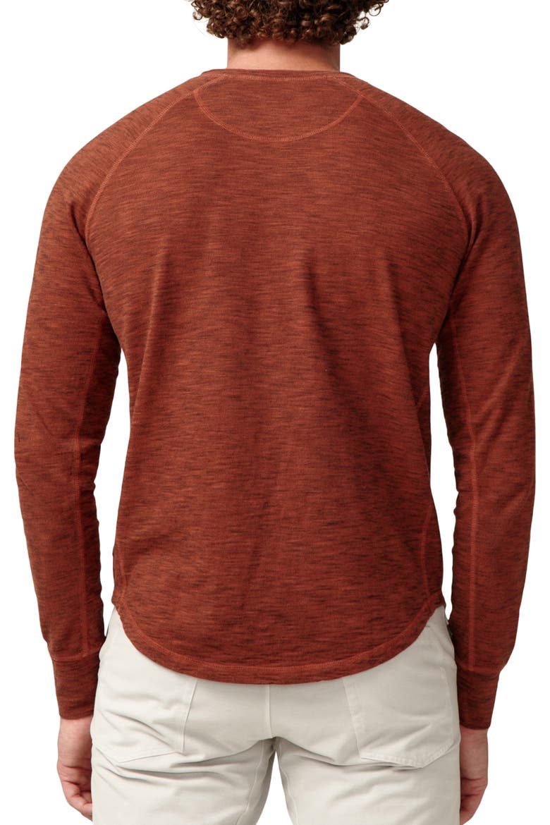 Legend Slub Long Sleeve Henley T-Shirt, Alternate, color, BRANDY