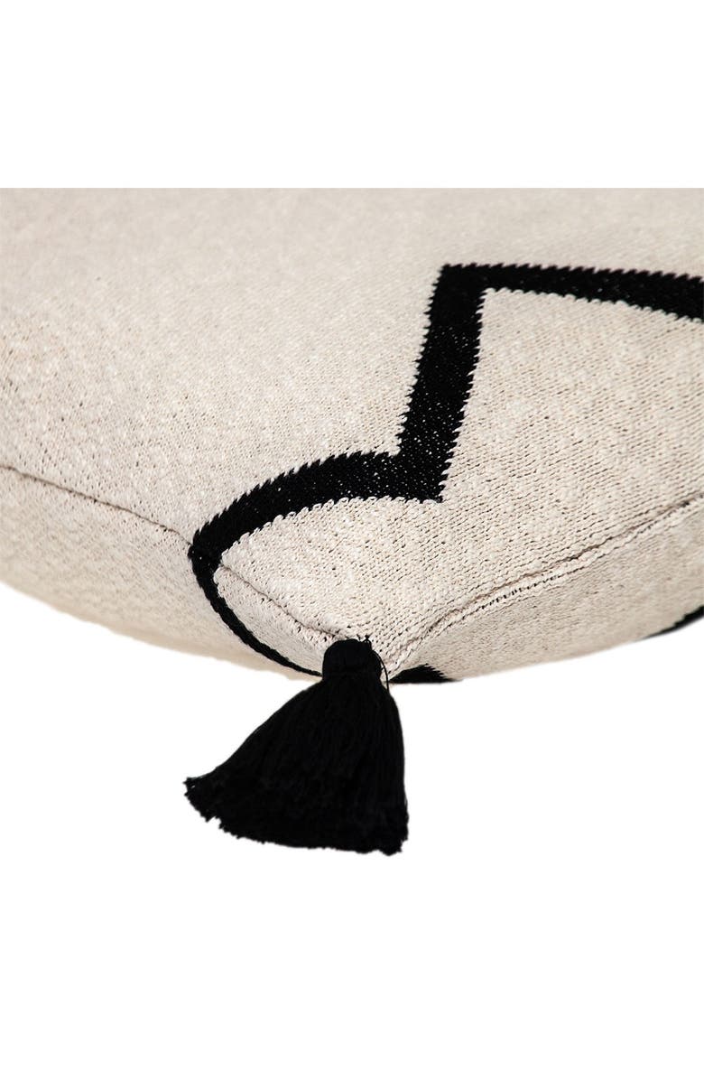 PARKLAND COLLECTION Zinga Transitional Beige/Cream Throw Pillow, Alternate, color, Beige/Cream