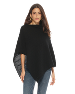 Monticelli Cashmere Pure Cashmere Textured Knit Poncho