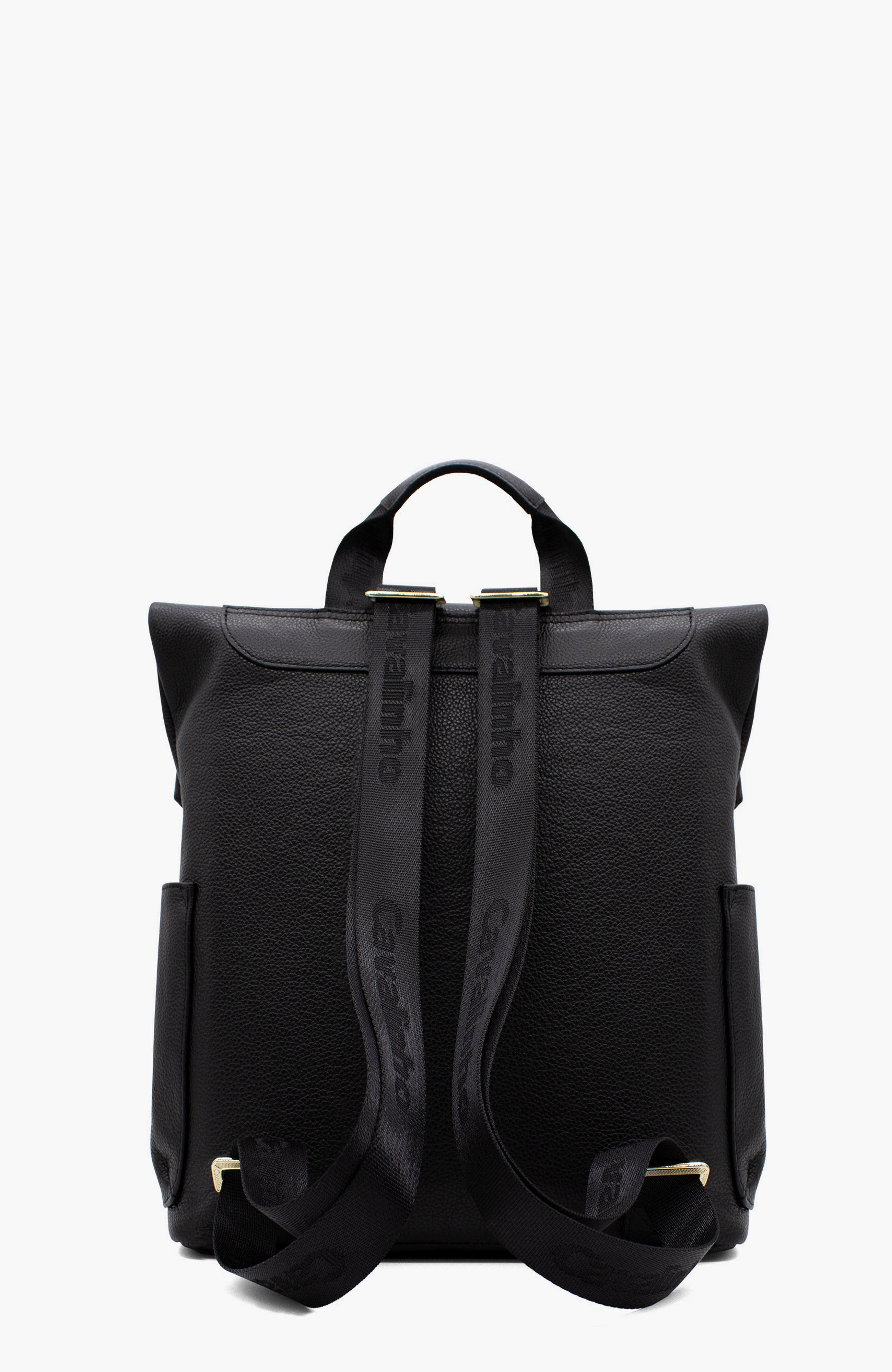 Muse 415 Pebbled Leather Backpack, Alternate, color, Black