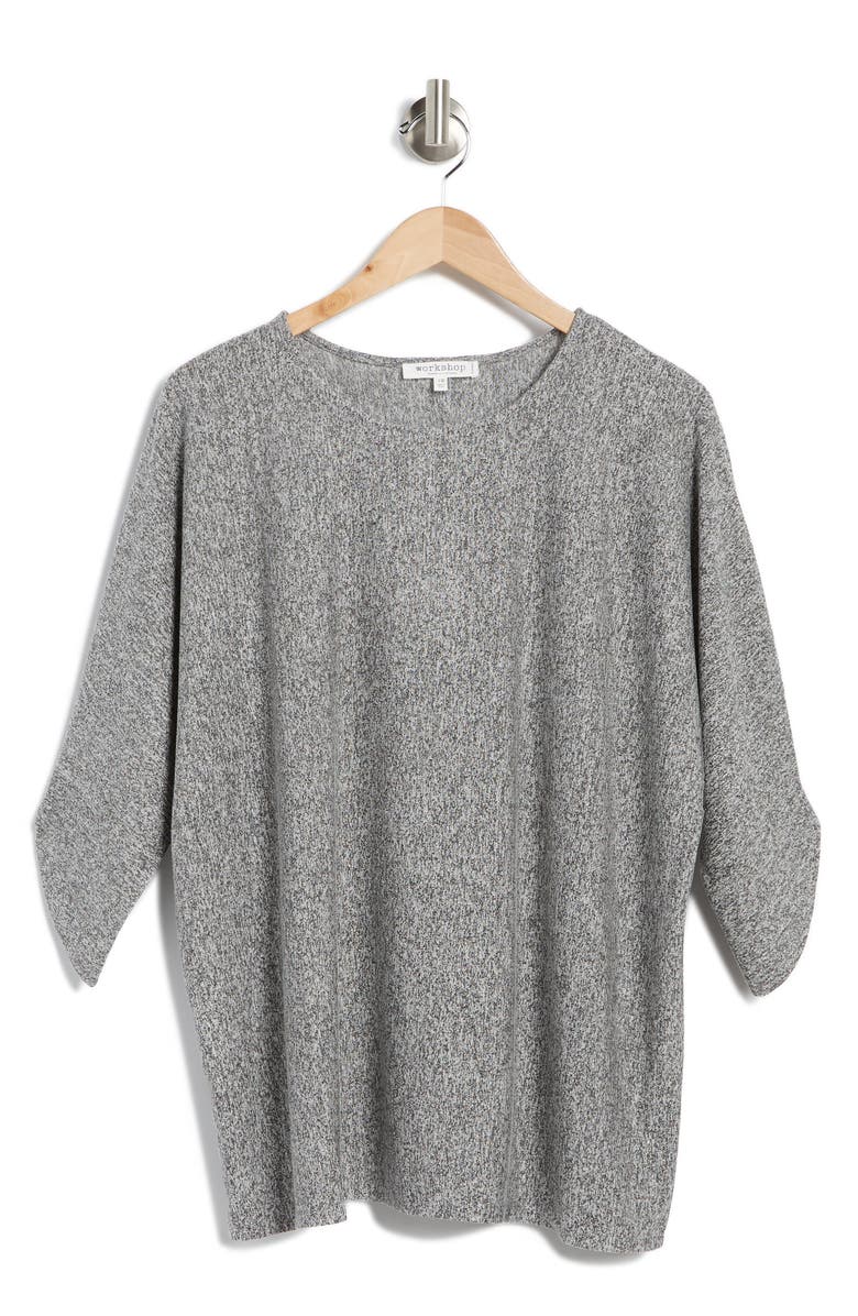 Workshop Three-Quarter Sleeve Tunic Top, Alternate, color, 