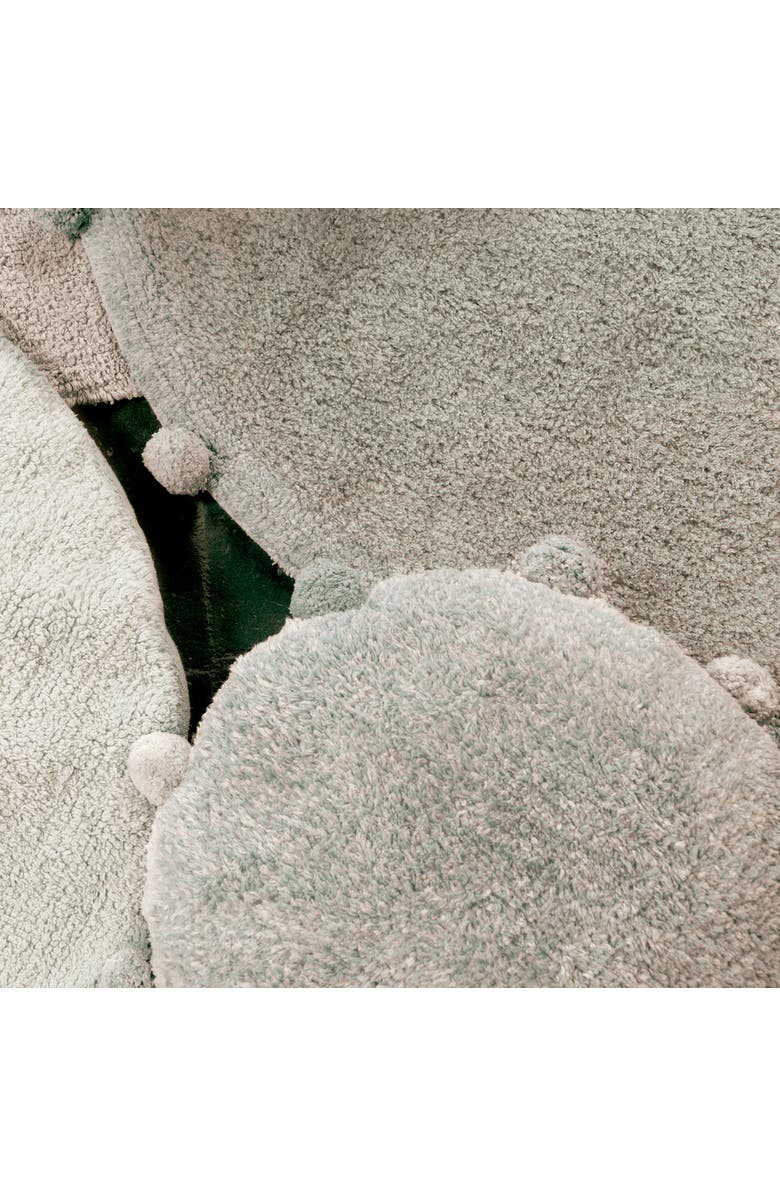 Lorena Canals Floor cushion Bubbly, Alternate, color, Olive, Natural