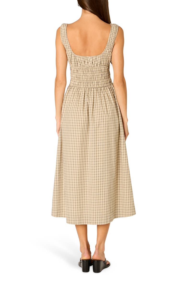 Salt Midi Dress, Alternate, color, SAND