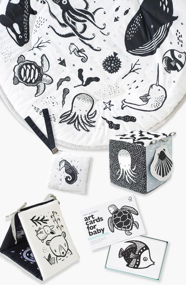 Wee Gallery Developmental Bundle for Baby - Ocean, Main, color, Ocean