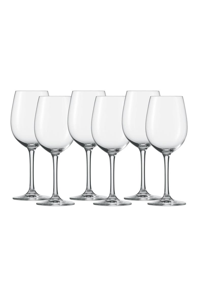 Schottzwiesel Classico Set of 6 Wine Glasses, Main, color, CLEAR