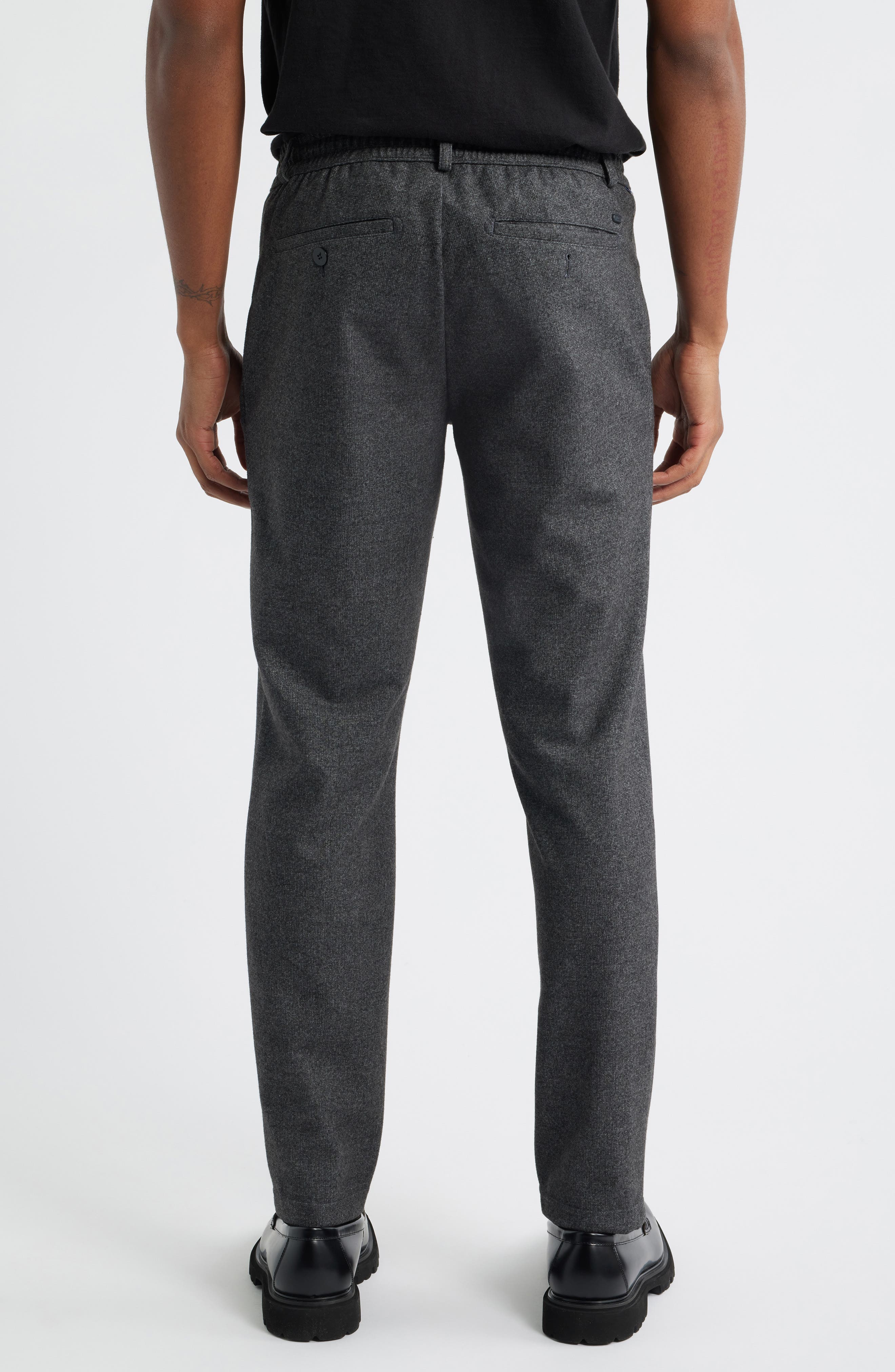 Phil K Elastic Waist Stretch Jersey Pants - image 2