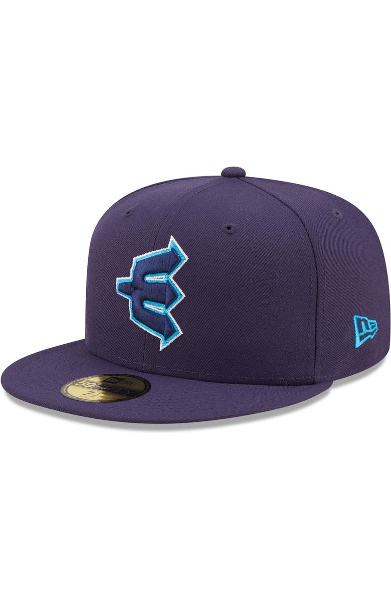 New Era Men's New Era Navy Everett AquaSox Authentic Collection 59FIFTY Fitted Hat, Alternate, color, Navy