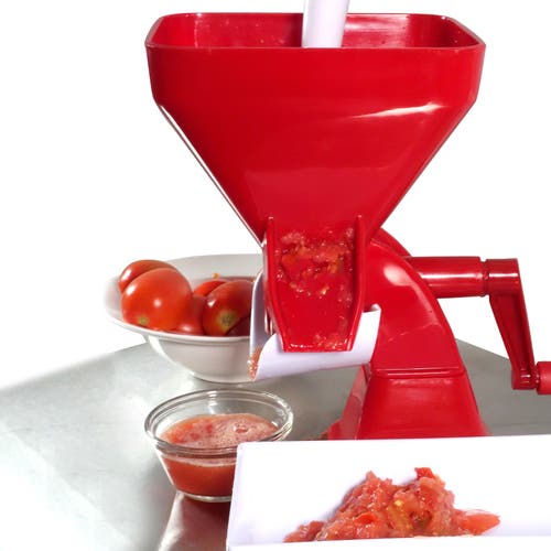 Norpro 2.25 Quart Jumbo Tomato Press In Red