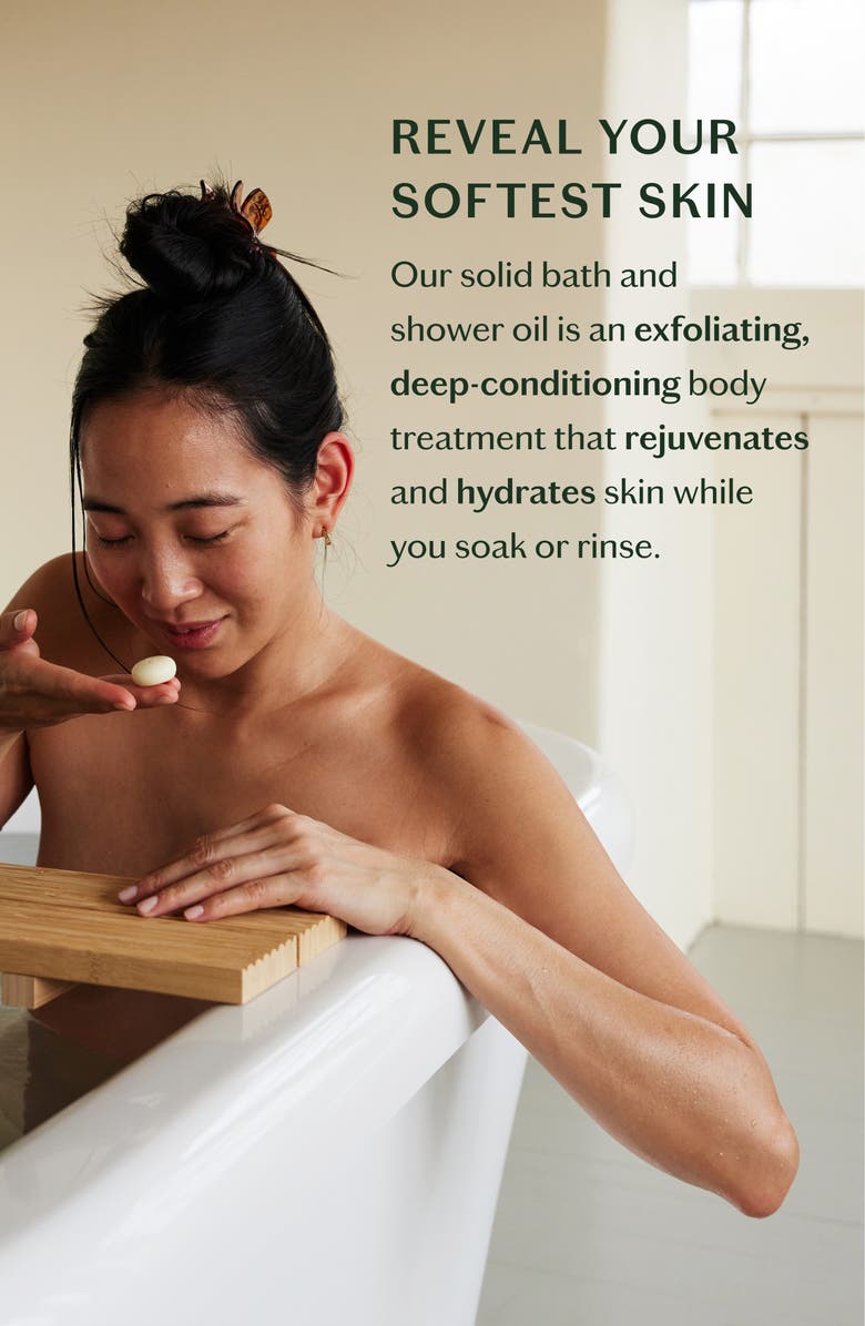 Kate McLeod Breathe Pebble - Deep Moisturizing Solid Bath & Shower Oil, Alternate, color, 