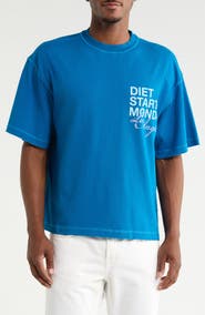 DIET STARTS MONDAY Los Angeles Cotton Graphic T-Shirt