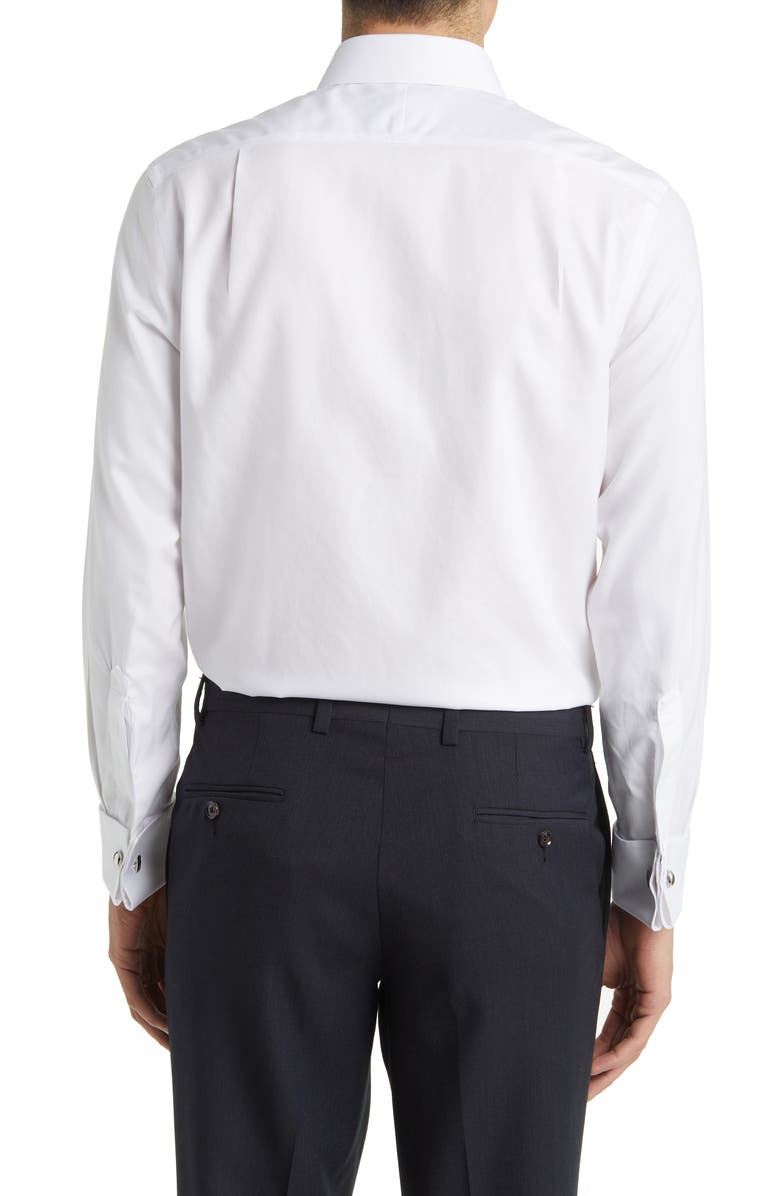 Charles Tyrwhitt Slim Fit Non-Iron Solid Royal Oxford Dress Shirt, Alternate, color, 