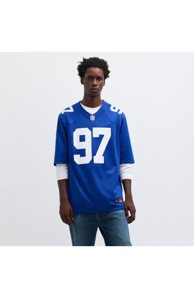 Nike Men's Nike Dexter Lawrence II Royal New York Giants Team Game Player Jersey, Alternate, color, Royal