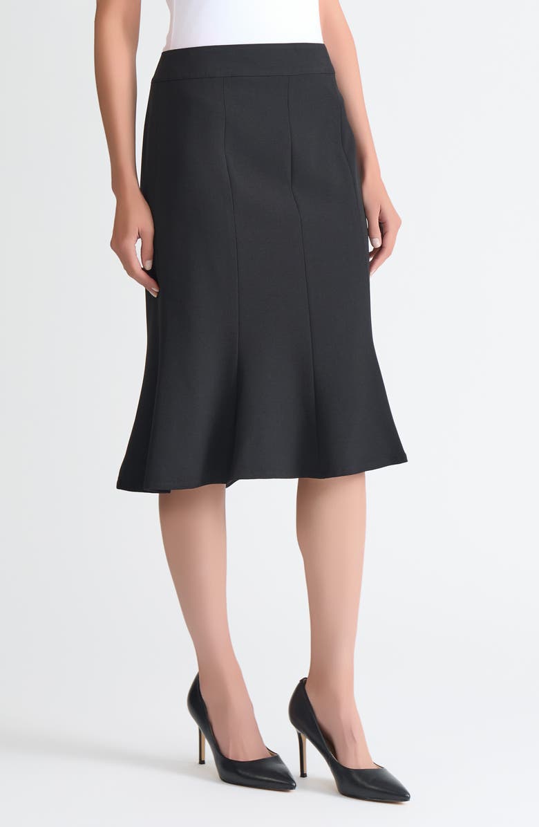 KASPER Trumpet Skirt, Alternate, color, Black
