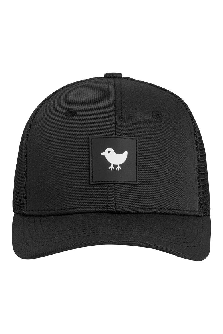 Logo Trucker Hat, Main, color, BLACK/WHITE