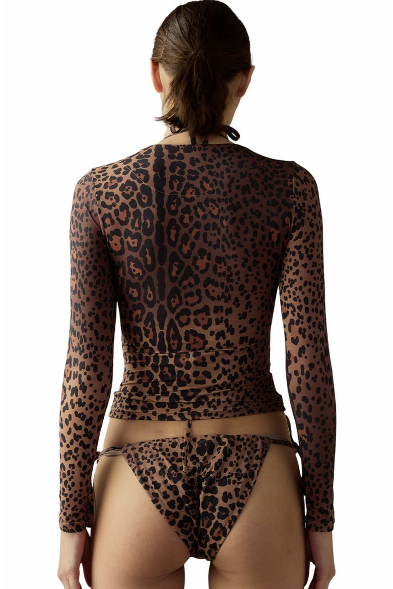 Bella Rashguard, Alternate, color, Brown