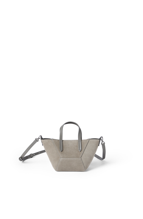 Suede mini BC Duo bag
