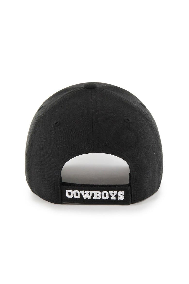 Men's '47 Black Dallas Cowboys MVP Adjustable Hat, Alternate, color, Black
