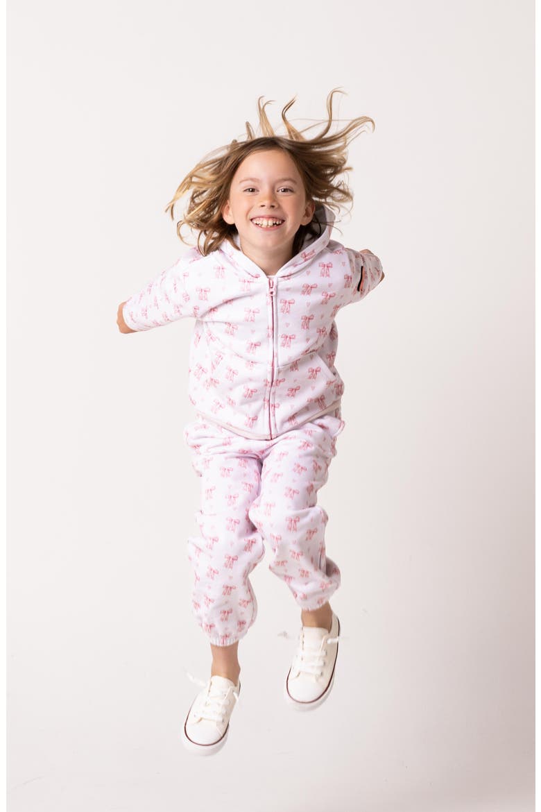 Kids' Soft Fleece Zip Hoodie, Alternate, color, PINK